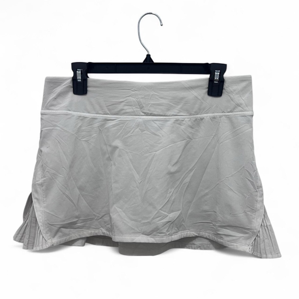lululemon athletica white tenis skirt